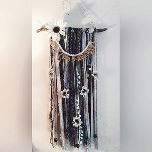 Boho wall hanging dream catcher macrame decor